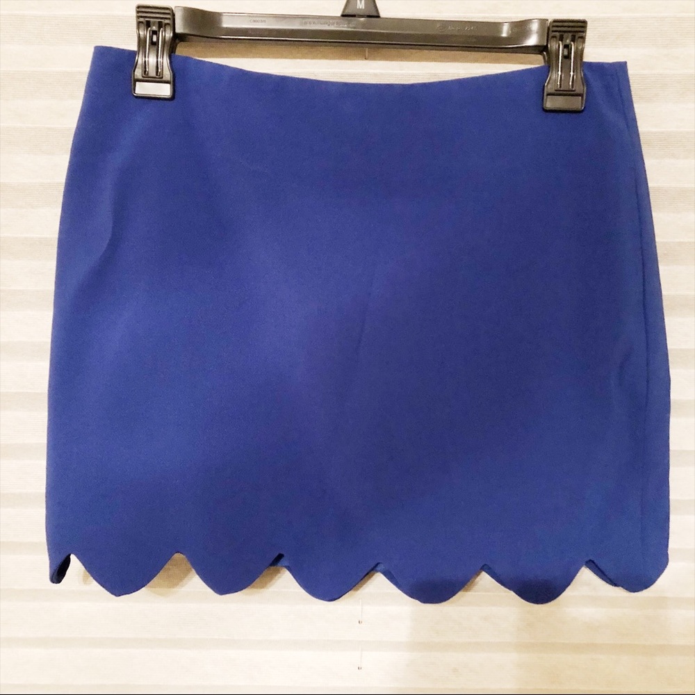 Blue Mini Skirt